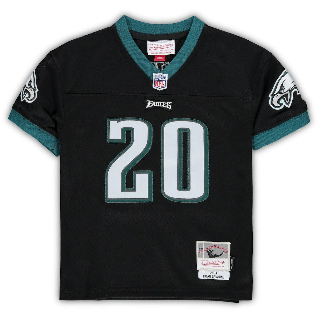 Brian Dawkins Philadelphia Eagles Preschool Retired Legacy Jersey Black - Mitchell & Ness