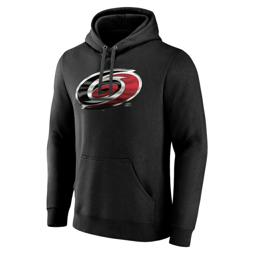 Carolina Hurricanes - Personalized Midnight Mascot Logo Pullover Hoodie Black