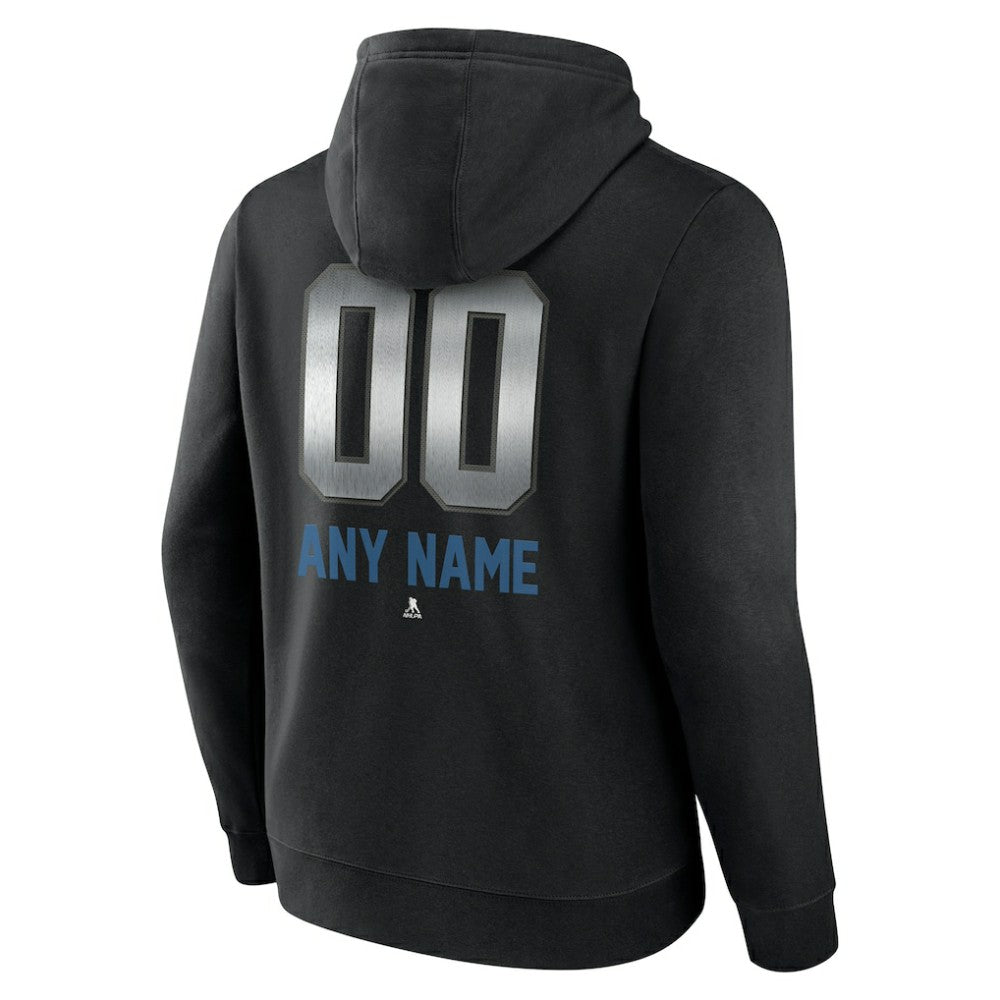 Colorado Avalanche - Personalized Midnight Mascot Logo Pullover Hoodie Black