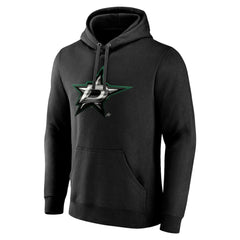 Dallas Stars - Personalized Midnight Mascot Logo Pullover Hoodie Black