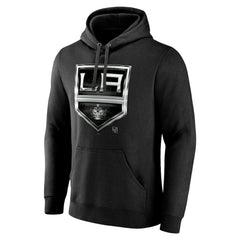 Los Angeles Kings - Personalized Midnight Mascot Logo Pullover Hoodie Black