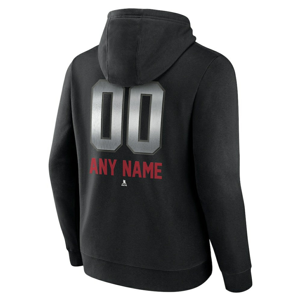 Montreal Canadiens - Personalized Midnight Mascot Logo Pullover Hoodie Black