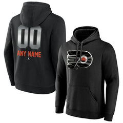 Philadelphia Flyers - Personalized Midnight Mascot Logo Pullover Hoodie Black