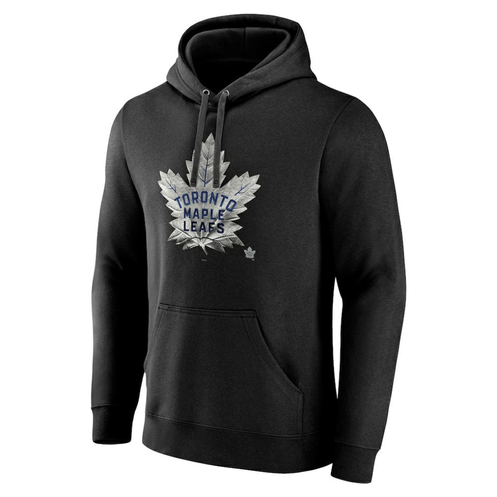 Toronto Maple Leafs - Personalized Midnight Mascot Logo Pullover Hoodie Black