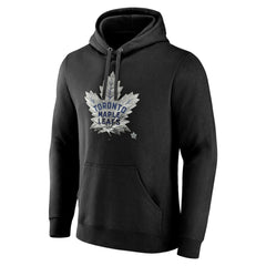 Toronto Maple Leafs - Personalized Midnight Mascot Logo Pullover Hoodie Black
