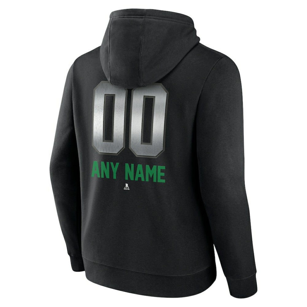 Vancouver Canucks - Personalized Midnight Mascot Logo Pullover Hoodie Black