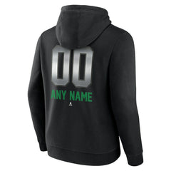Vancouver Canucks - Personalized Midnight Mascot Logo Pullover Hoodie Black