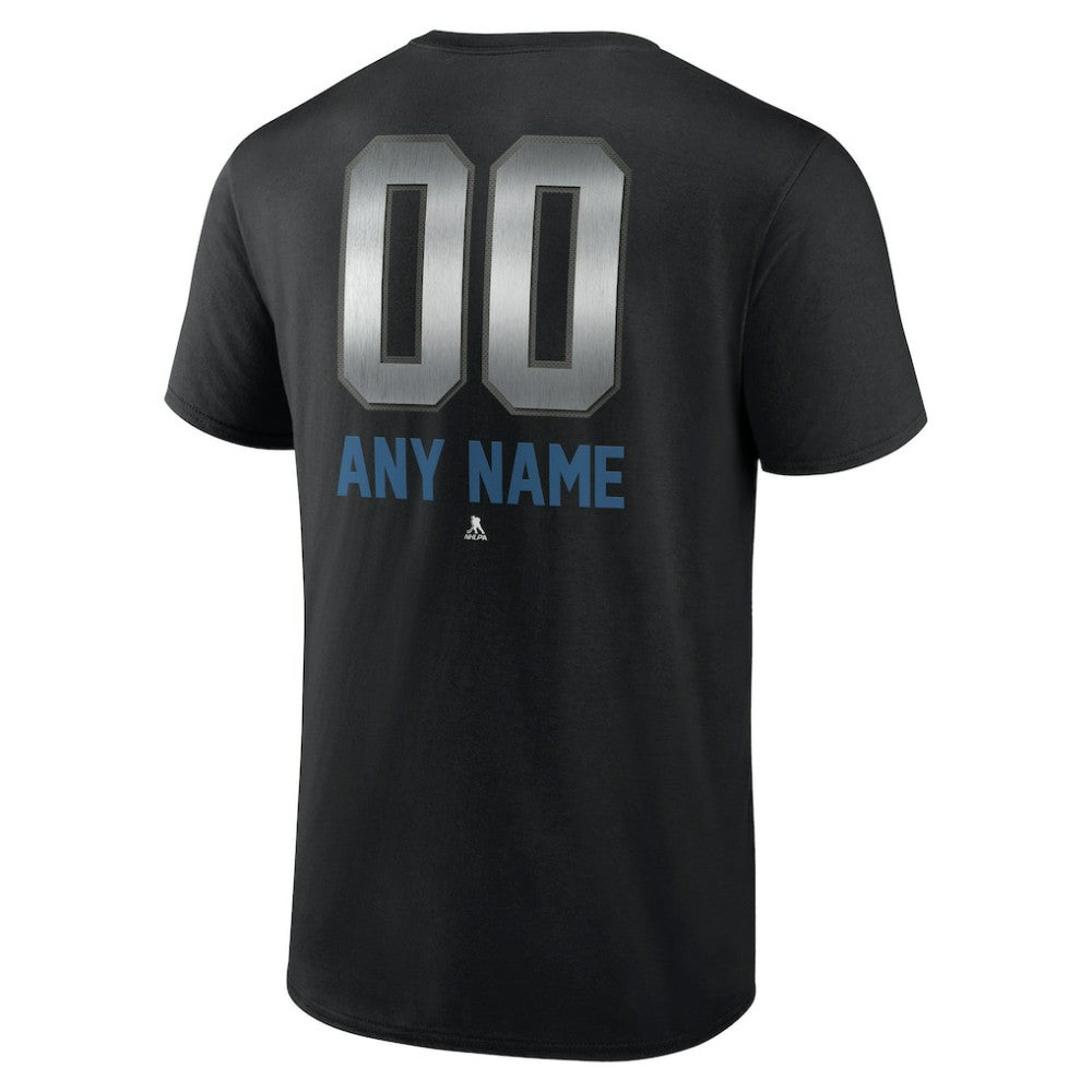 Colorado Avalanche - Personalized Midnight Mascot Logo T-Shirt Black
