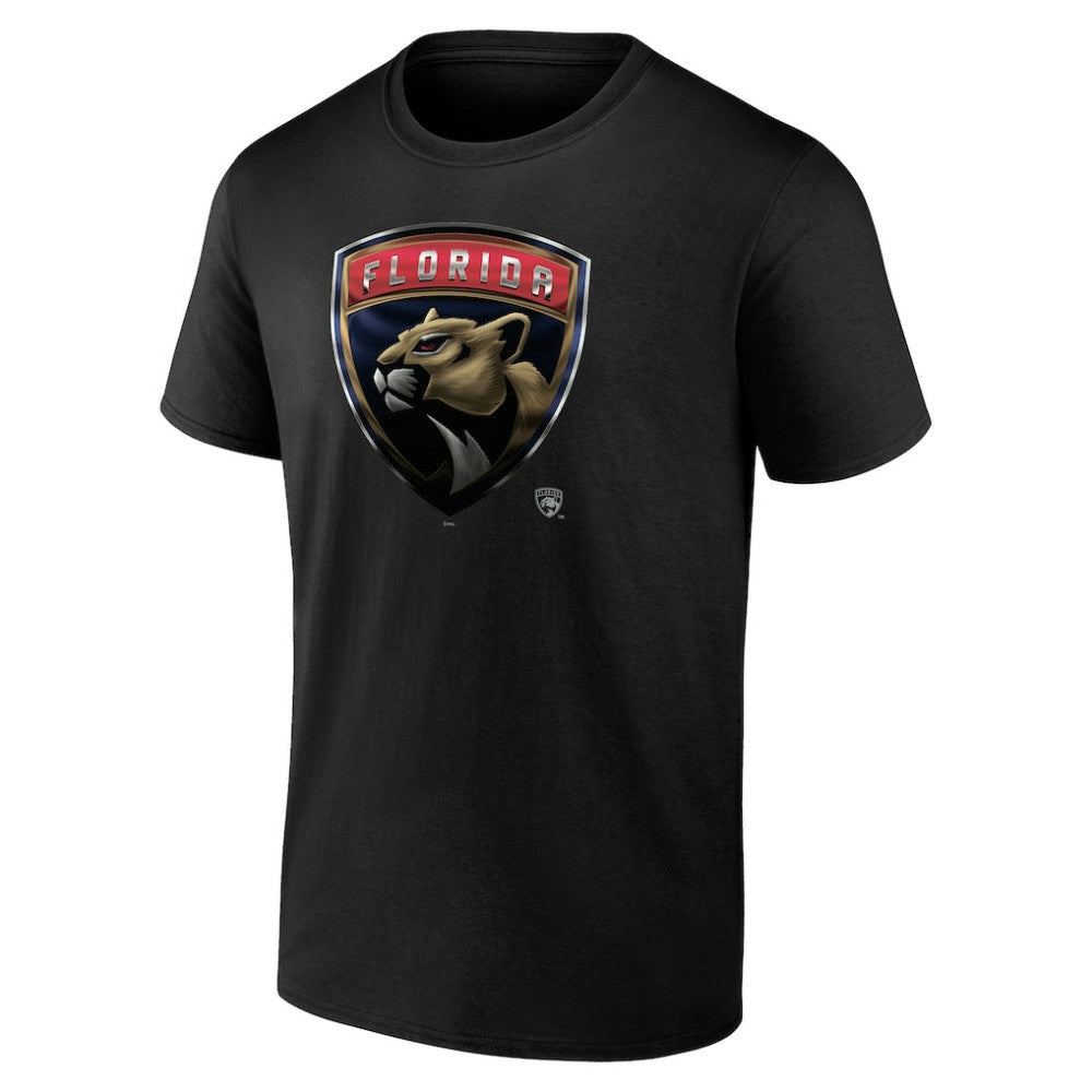 Florida Panthers - Personalized Midnight Mascot Logo T-Shirt Black