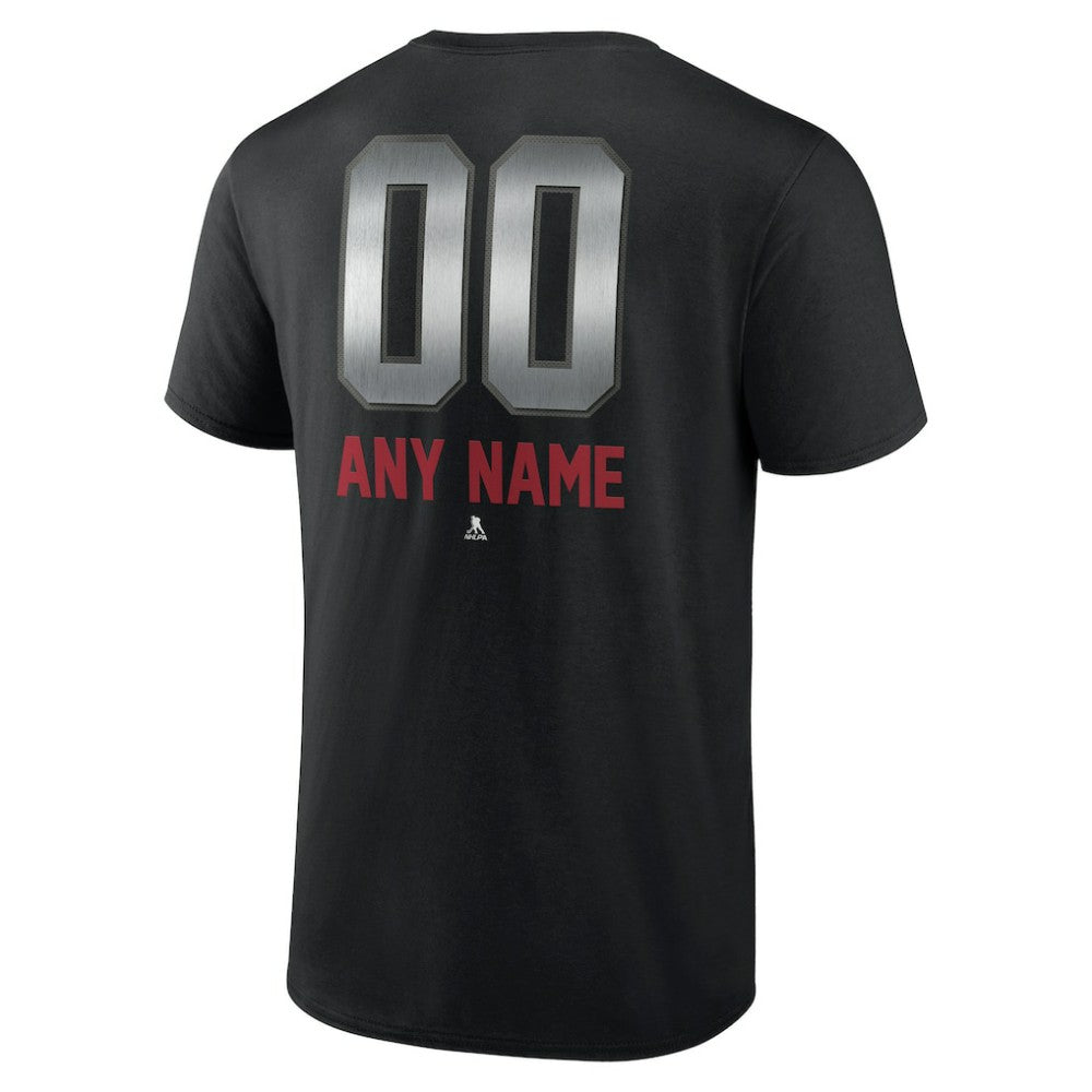 Montreal Canadiens - Personalized Midnight Mascot Logo T-Shirt Black