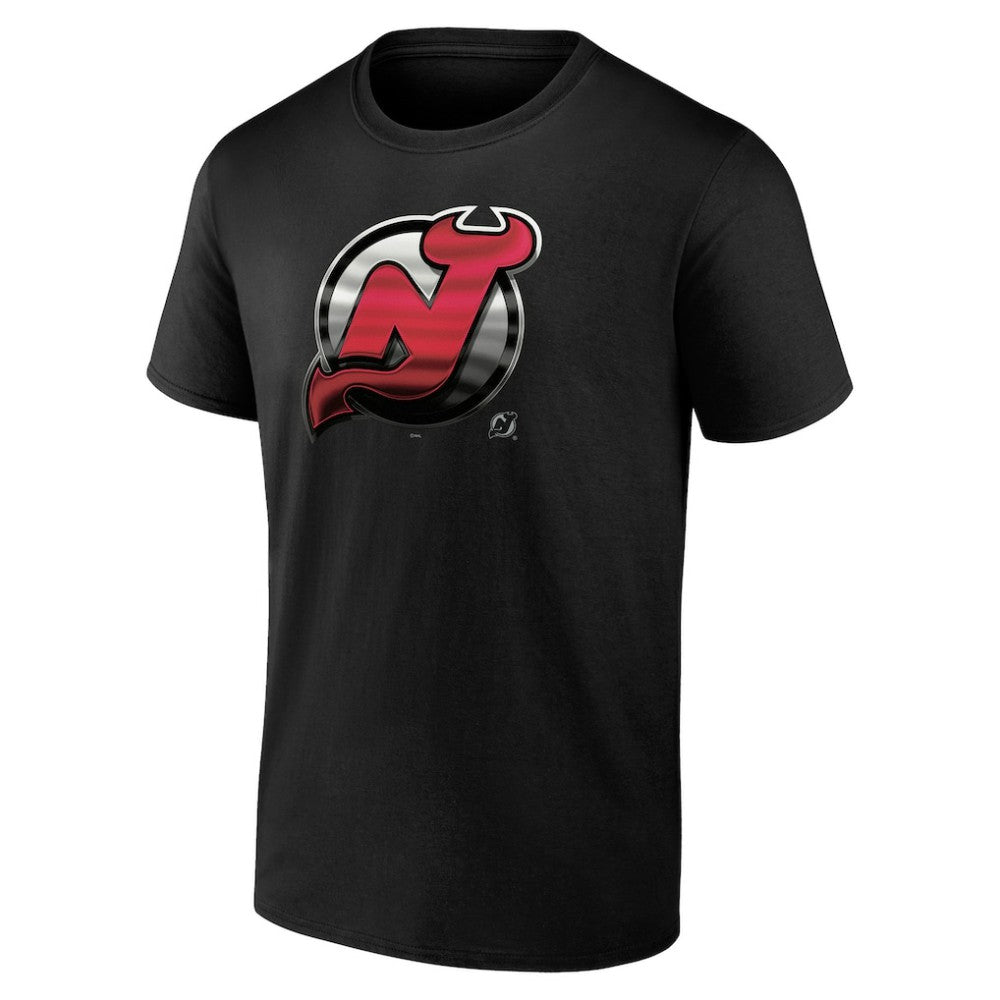 New Jersey Devils - Personalized Midnight Mascot Logo T-Shirt Black