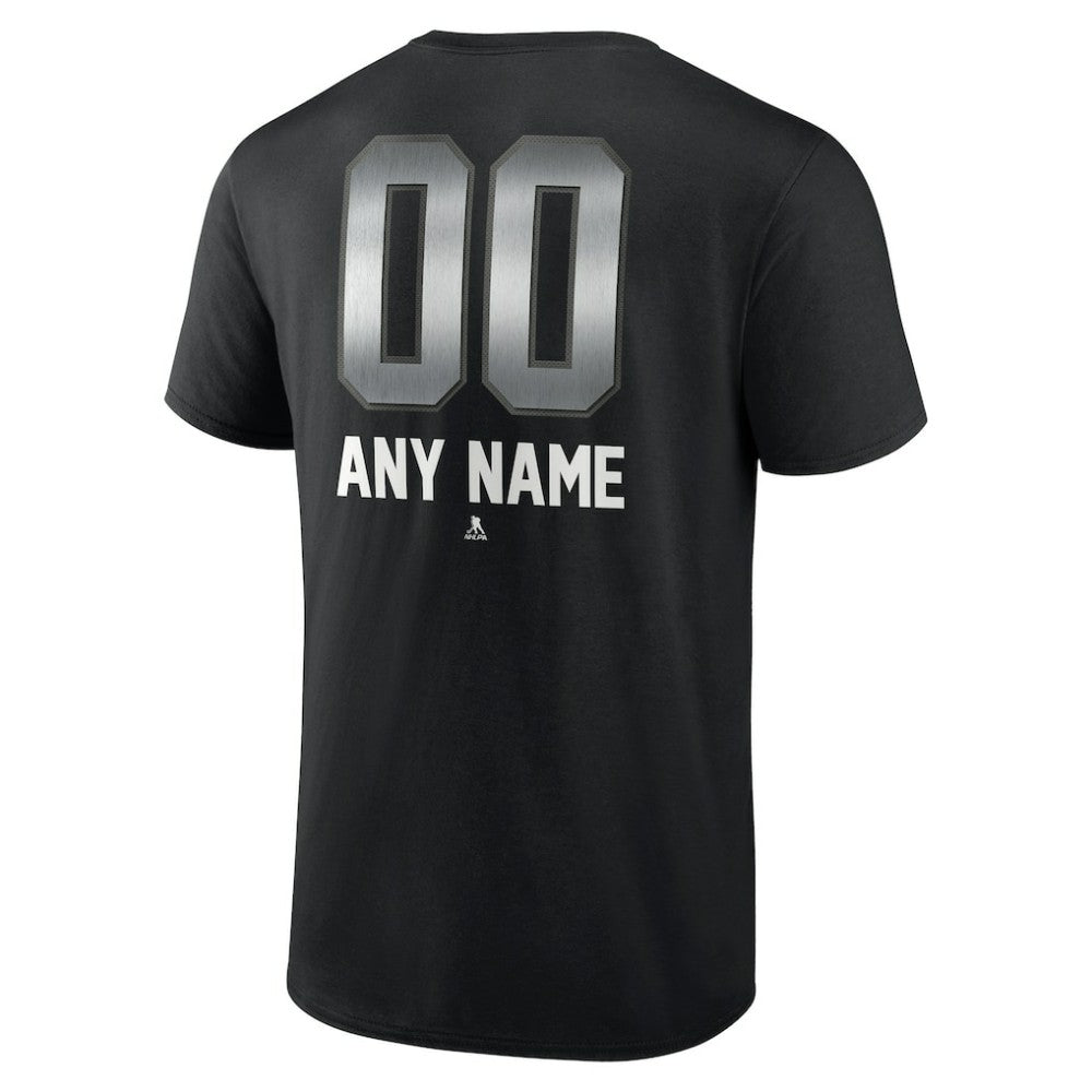 Tampa Bay Lightning - Personalized Midnight Mascot Logo T-Shirt Black