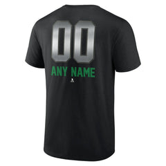 Vancouver Canucks - Personalized Midnight Mascot Logo T-Shirt Black