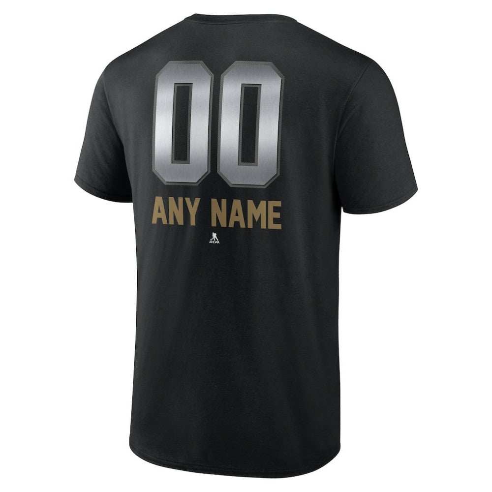 Vegas Golden Knights Personalized Midnight Mascot Logo T-Shirt Black