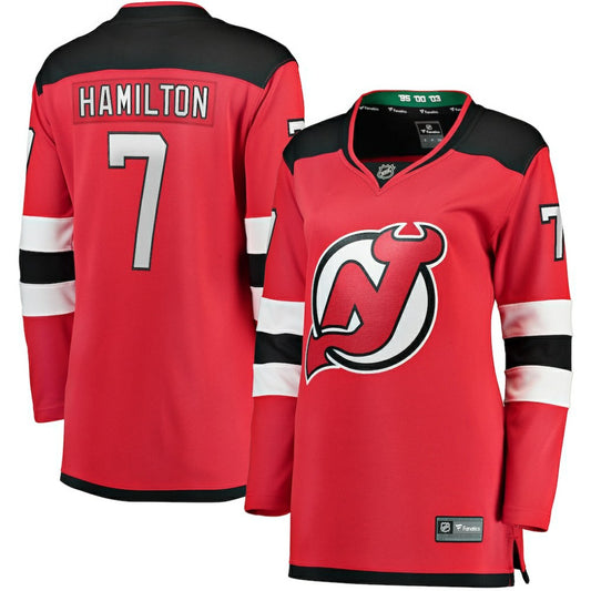 Dougie Hamilton New Jersey Devils Fanatics Women's Breakaway Player Jersey - Red | NHL Jerseys