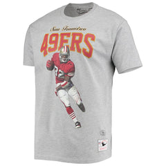 Ricky Watters San Francisco 49ers Player Graphics T-Shirt Gray - Mitchell & Ness