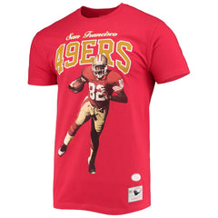 John Taylor San Francisco 49ers Player Graphics T-Shirt Scarlet - Mitchell & Ness