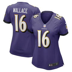Tylan Wallace Baltimore Ravens Women's Game Jersey Purple - Nike