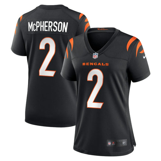Evan McPherson Cincinnati Bengals Women's Game Jersey - Black | NFL Jerseys