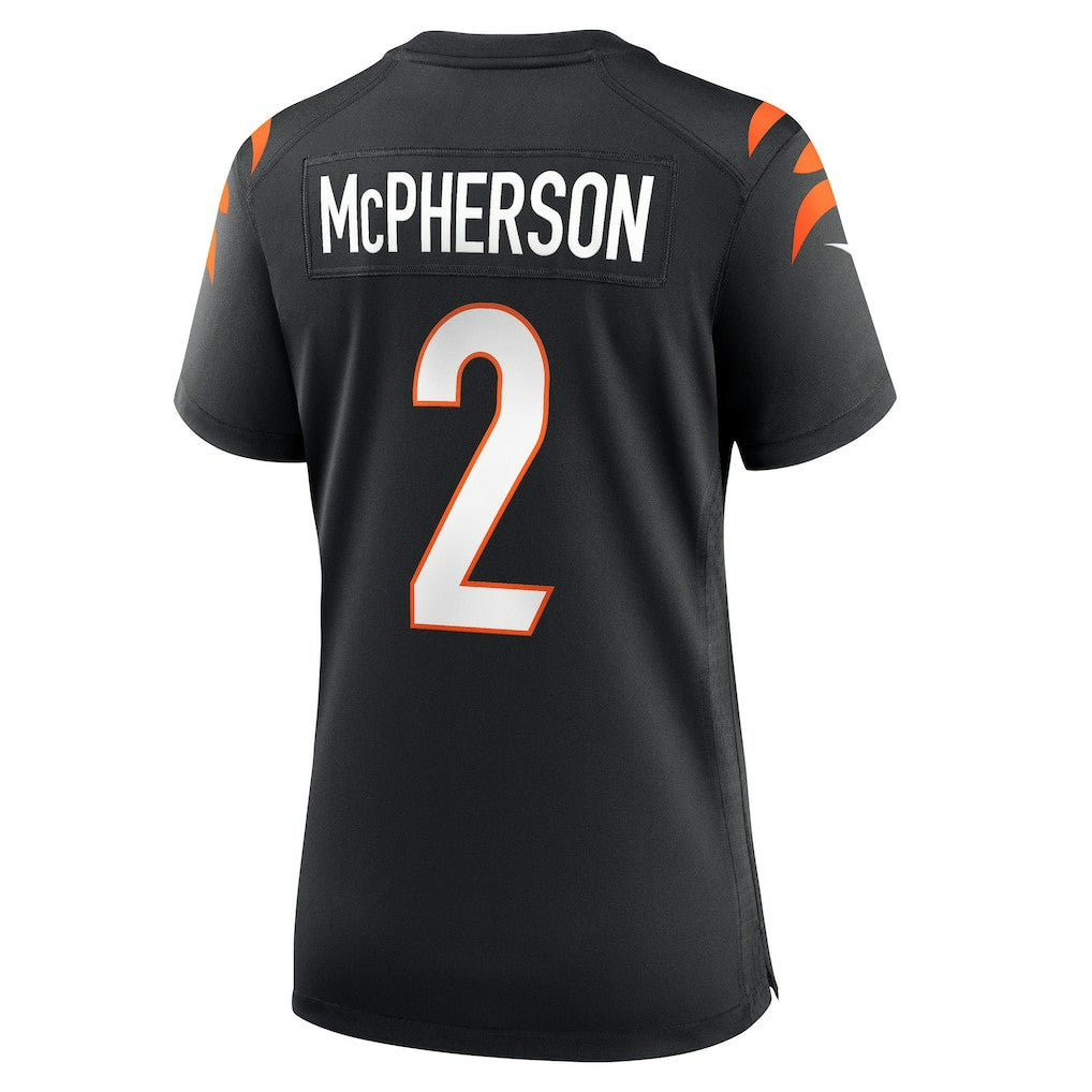 Evan McPherson Cincinnati Bengals Women's Game Jersey - Black | NFL Jerseys