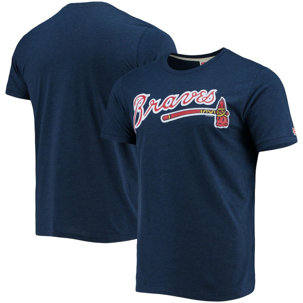 Atlanta Braves Homage Hand-Drawn Logo Tri-Blend T-Shirt Near Me