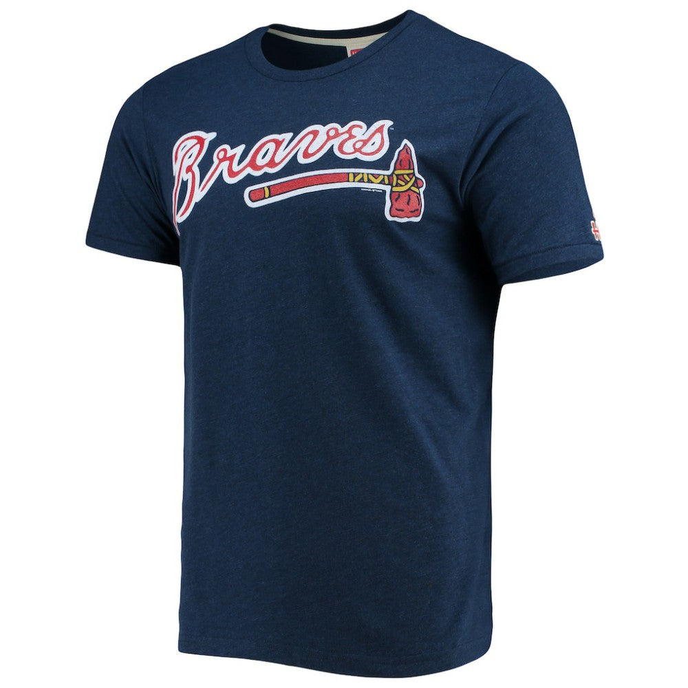 Atlanta Braves Homage Hand-Drawn Logo Tri-Blend T-Shirt Near Me