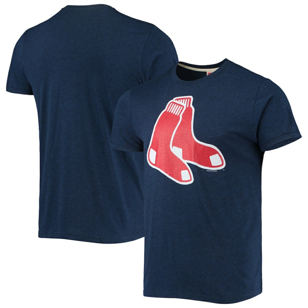 Boston Red Sox Homage Hand-Drawn Logo Tri-Blend T-Shirt Lifestyle