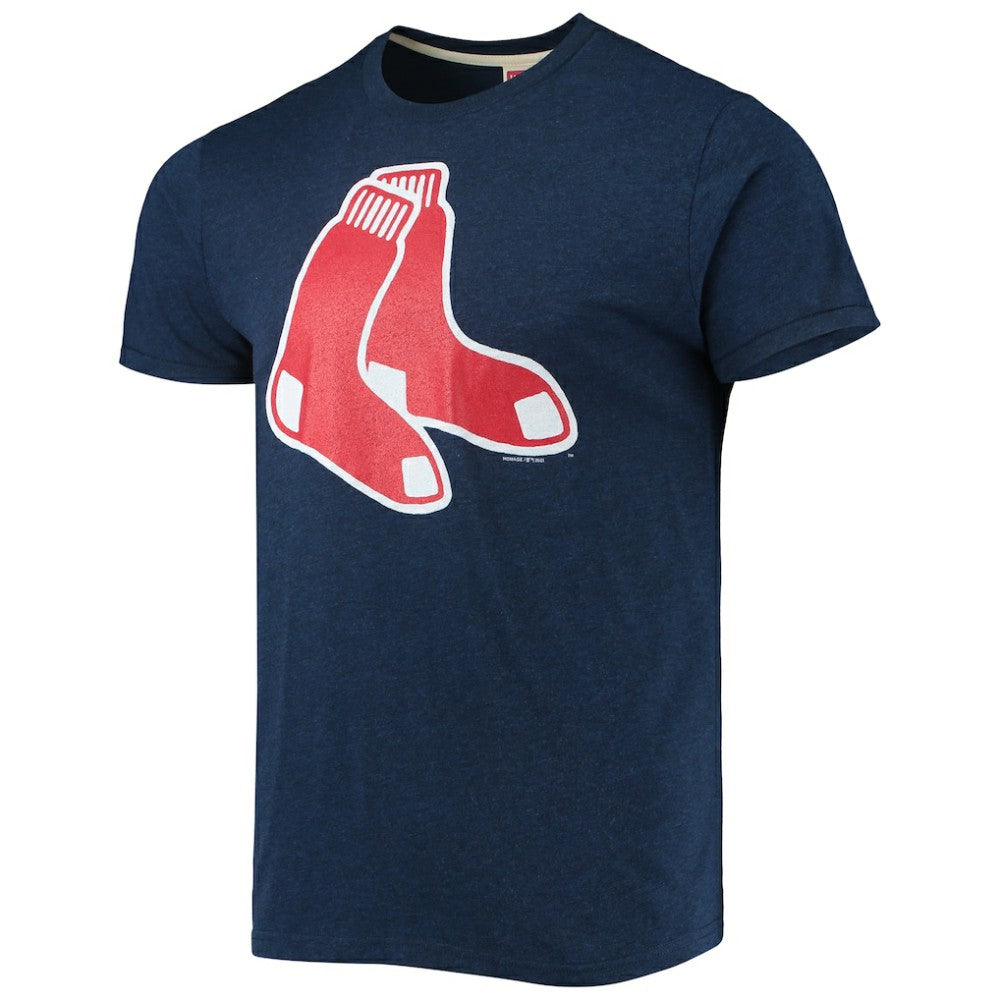 Boston Red Sox Homage Hand-Drawn Logo Tri-Blend T-Shirt Lifestyle