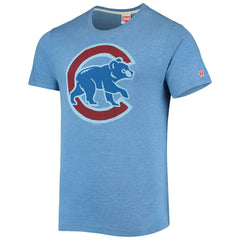 Chicago Cubs Homage Hand-Drawn Logo Tri-Blend T-Shirt Near Me