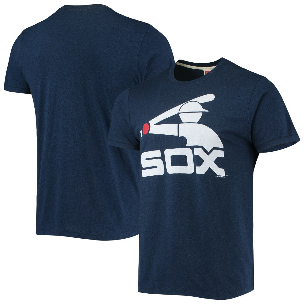 Chicago White Sox Homage Hand-Drawn Logo Tri-Blend T-Shirt Near Me