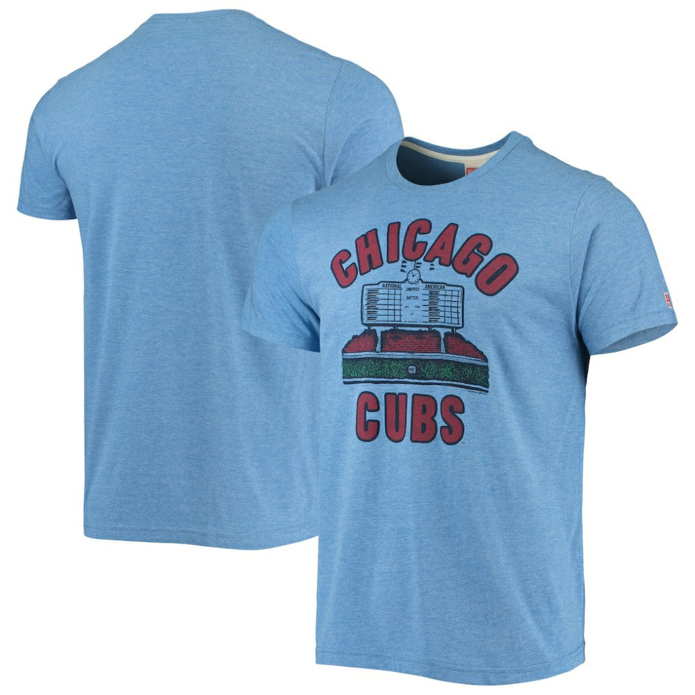 Chicago Cubs Homage Hyper Local Tri-Blend T-Shirt for sale