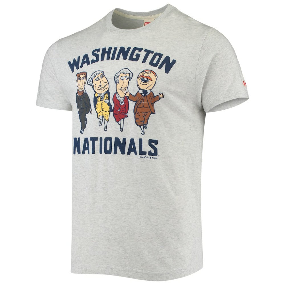 Washington Nationals Homage Hyper Local Tri-Blend T-Shirt On Sale