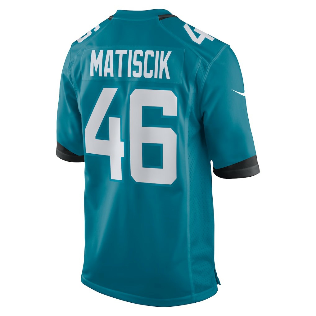 Ross Matiscik Jacksonville Jaguars Game Jersey Teal - Nike