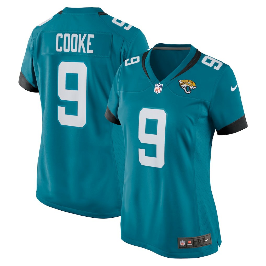 Logan Cooke Jacksonville Jaguars Women's Game Jersey Teal - Nike