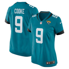Logan Cooke Jacksonville Jaguars Women's Game Jersey Teal - Nike