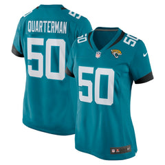 Shaquille Quarterman Jacksonville Jaguars Women's Game Jersey Teal - Nike
