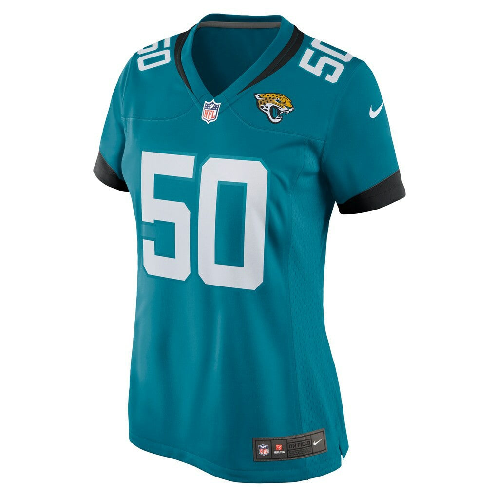 Shaquille Quarterman Jacksonville Jaguars Women's Game Jersey Teal - Nike