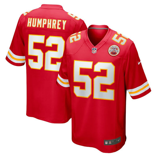 Creed Humphrey Kansas City Chiefs Game Jersey - Red | NFL Jerseys