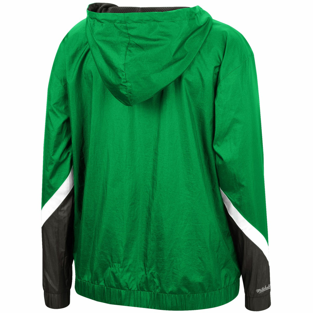 Mitchell & Ness - Milwaukee Bucks Women's Half-Zip Windbreaker 2.0 Hoodie - Green