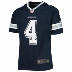 Dak Prescott Dallas Cowboys Girls Youth Team Game Jersey Navy - Nike