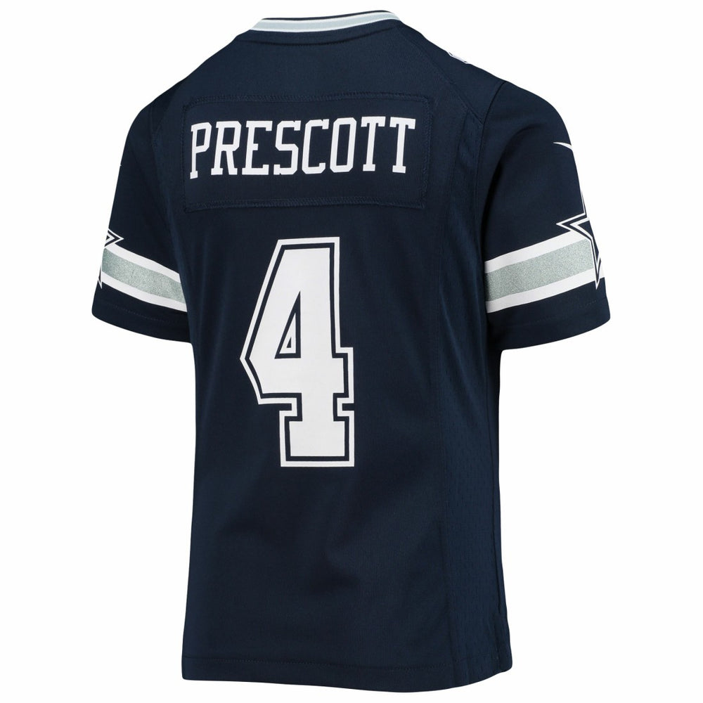 Dak Prescott Dallas Cowboys Girls Youth Team Game Jersey Navy - Nike