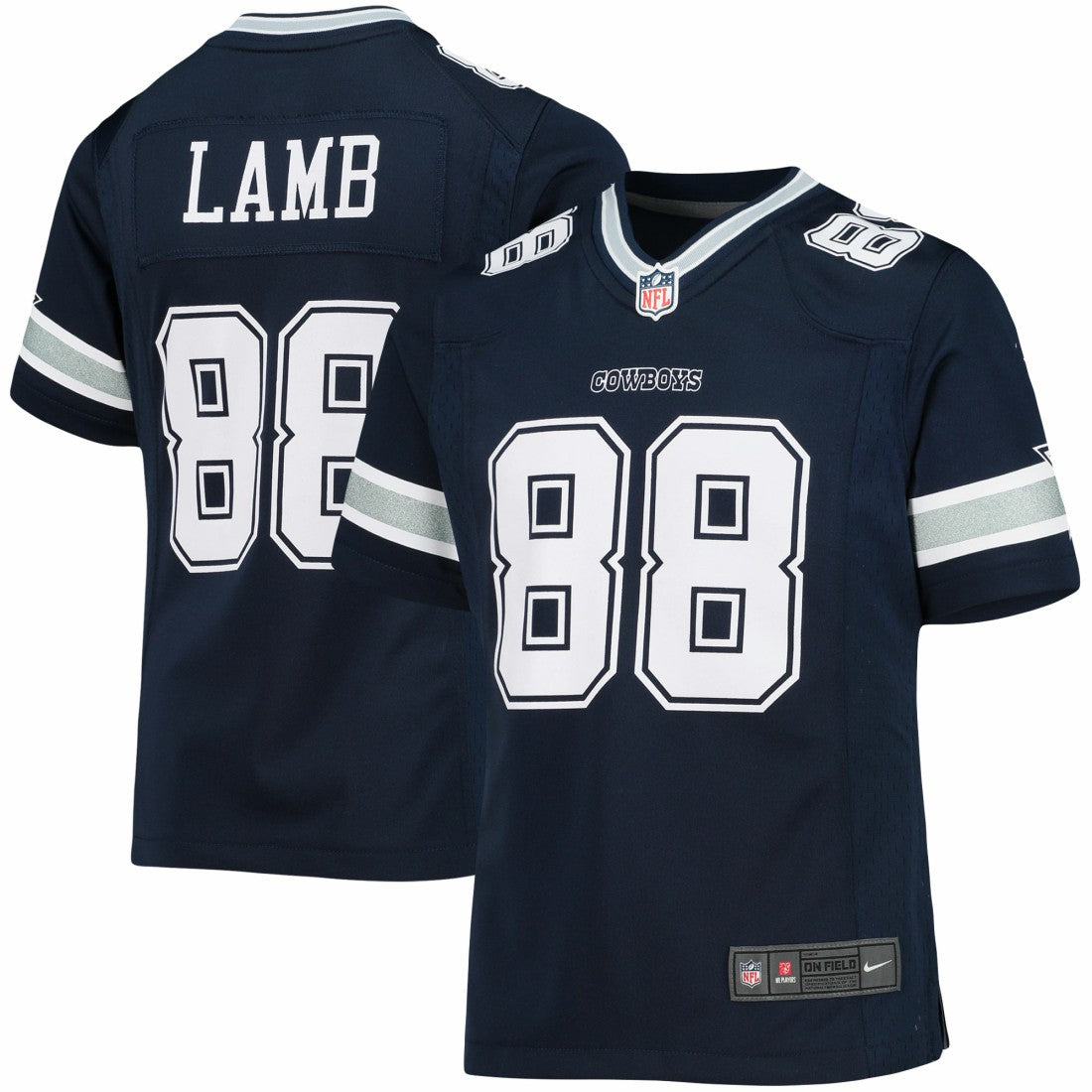 CeeDee Lamb Dallas Cowboys Girls Youth Game Jersey Navy - Nike