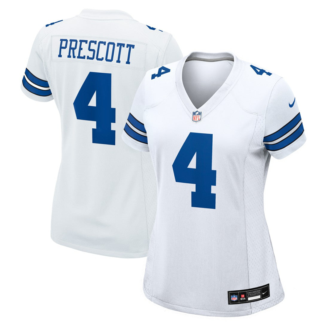 Dak Prescott Dallas Cowboys Women's Team Game Jersey White - Nike