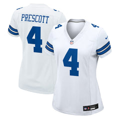 Dak Prescott Dallas Cowboys Women's Team Game Jersey White - Nike