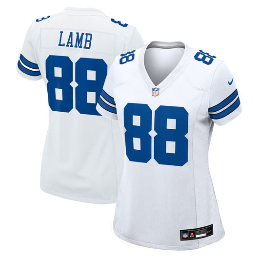 CeeDee Lamb Dallas Cowboys Women's Game Jersey - White | NFL Jerseys
