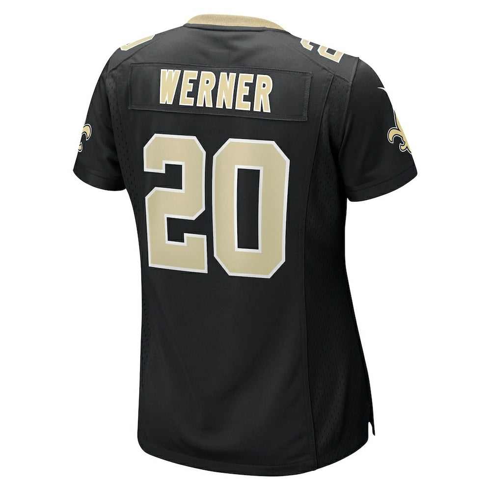 Pete Werner New Orleans Saints Women's Game Jersey Black - Nike
