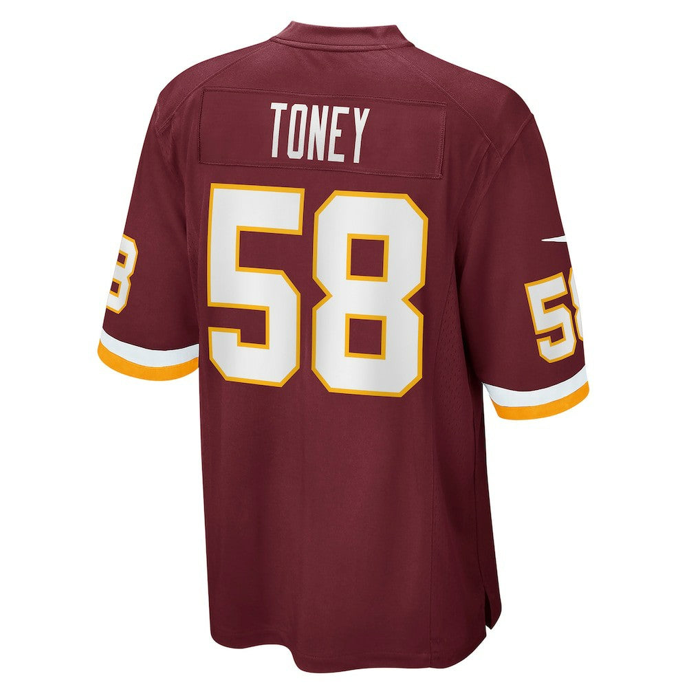 Shaka Toney Washington Football Team Game Jersey Burgundy - Nike