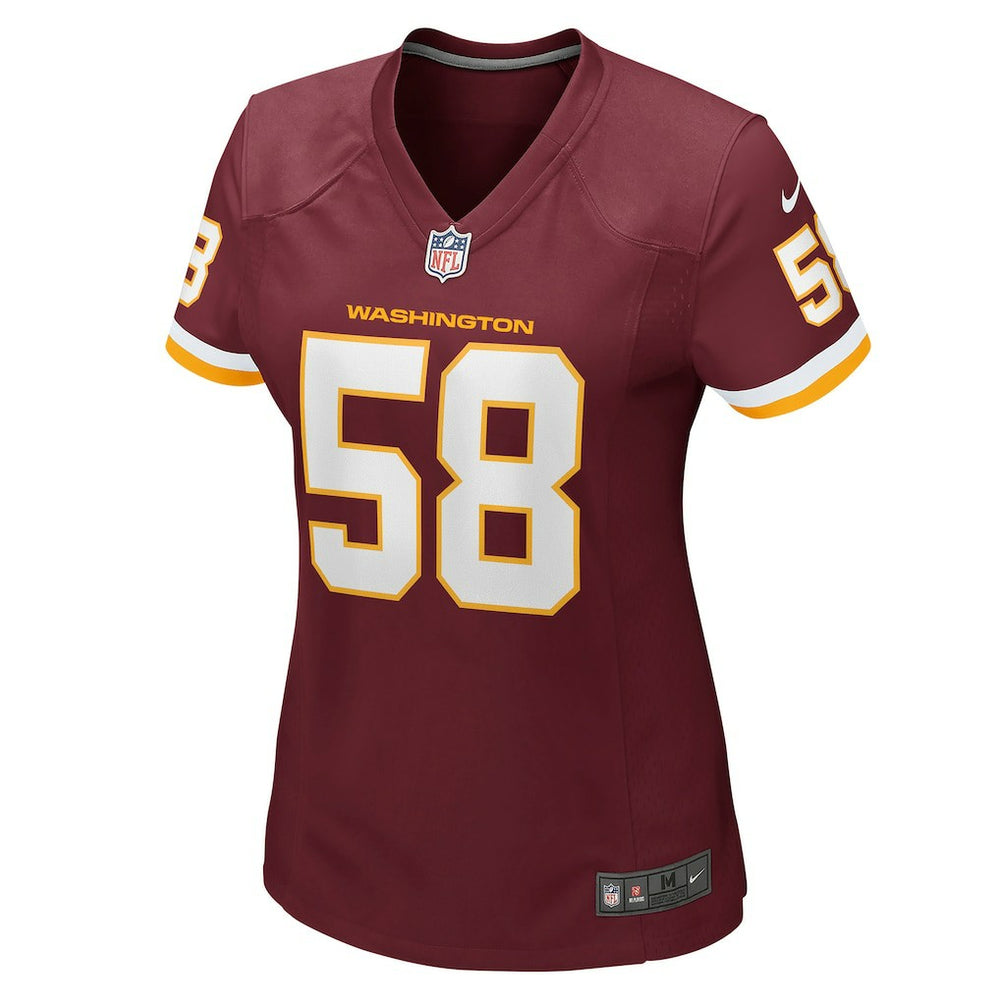 Shaka Toney Washington Football Team Women's Game Jersey Burgundy - Nike