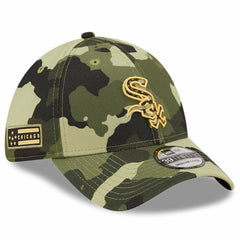 Chicago White Sox New Era 2022 Armed Forces Day 39THIRTY Flex Hat Lifestyle