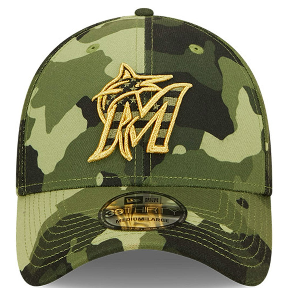 Miami Marlins New Era 2022 Armed Forces Day 39THIRTY Flex Hat Near Me